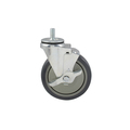 Urrea 5" utility wire cart caster with brake RAS